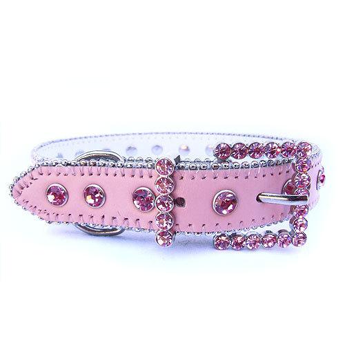 Pink dog collars